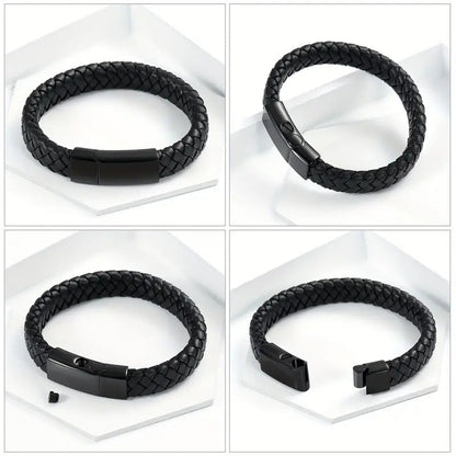 Schwarzes Urnenarmband
