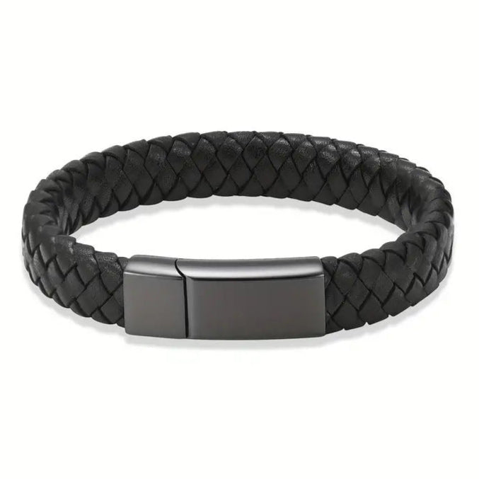 Schwarzes Urnenarmband