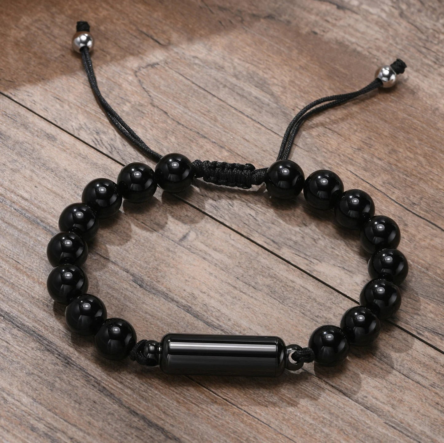 Kristallperlen Urnenarmband