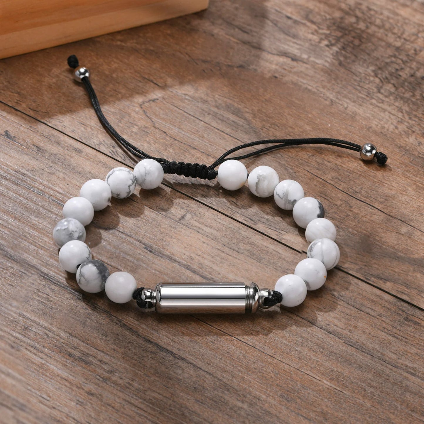 Kristallperlen Urnenarmband