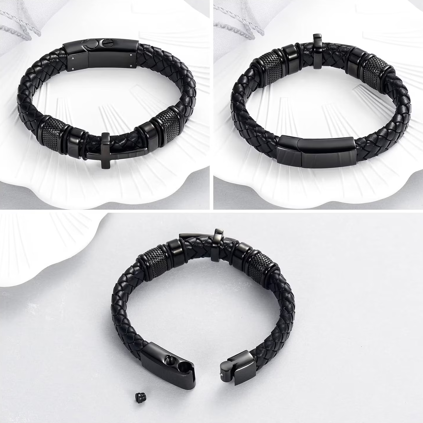 Kreuz-Urnenarmband